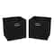 2 Pack Household Essentials 13" Fabric Storage Bins